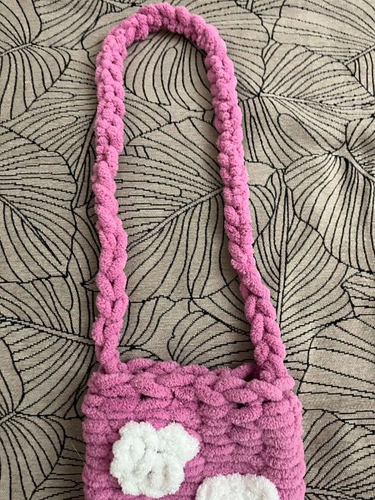 вязанная сумка ручная работа