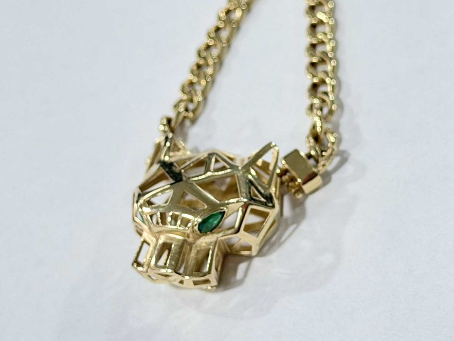 Златно Колие „Пантера“ (стил Cartier) – 14К, 13.5 грама