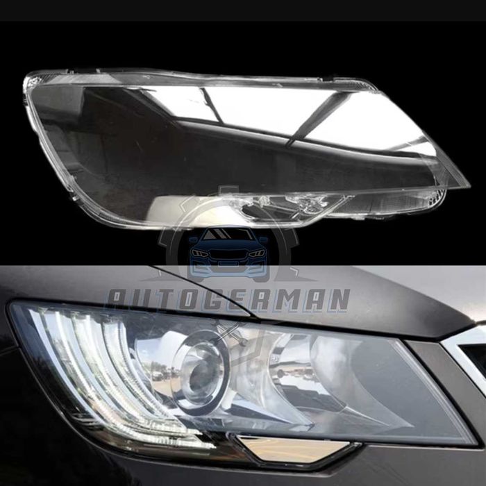 Капаци фарове Skoda Superb 2 (13-15) стъкло фар крушки Шкода Супърб 2 xenon