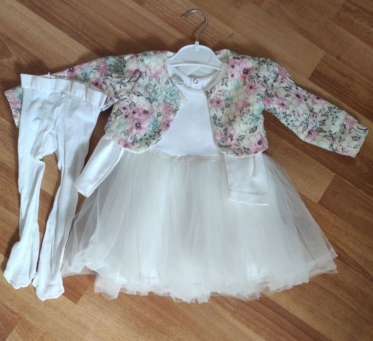 Rochita alba 86 cm ,18 luni