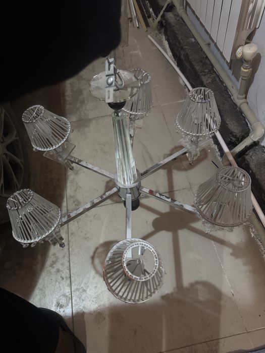 люстра 6 ти рожковая