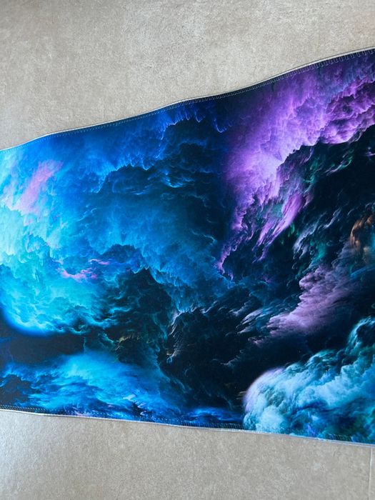 Mousepad, iluminare RGB, anti-alunecare, 80x30 cm