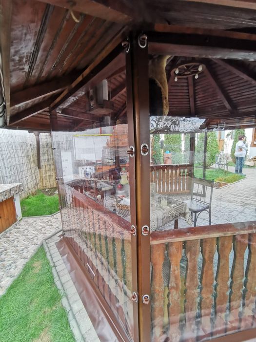 Folie terasa, folii terase și foișoare transparenta premium Cristal 08