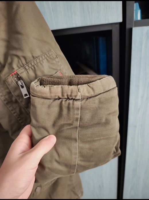 Geaca parka kaki