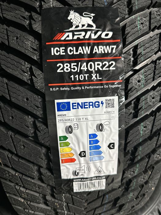Зимен Спорт Пакет ARIVO 285/40R22 325/35R22 НОВ DOT 2854022  3253522