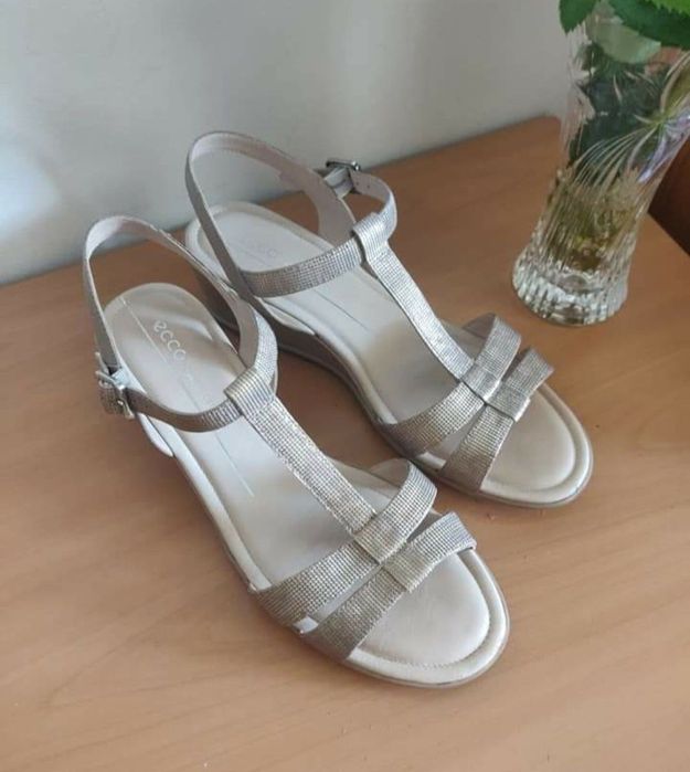 Сандали, естествена кожа, марка ECCO