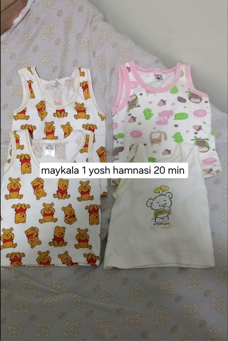 Hammasini holati yaxshi 1 2 kiyilgan 8 9 10 oylikdan boshlab 1.5 yoshk