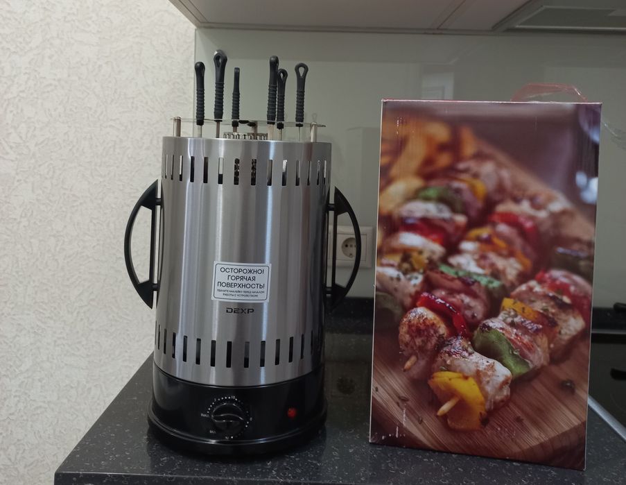 Продам новую электрошашлычницу.