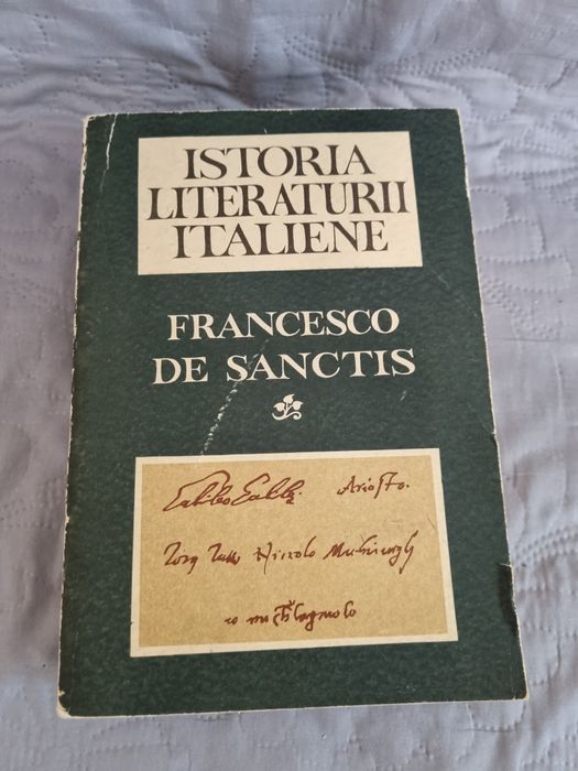 Istoria literaturii italiene, Francesco de Sancțiuni.