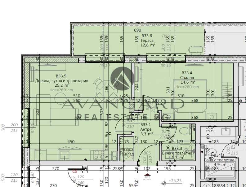 Продава се Двустаен апартамент в Пловдив, Тракия - 81 кв.м за 1451 €/кв.м - Снимка #3