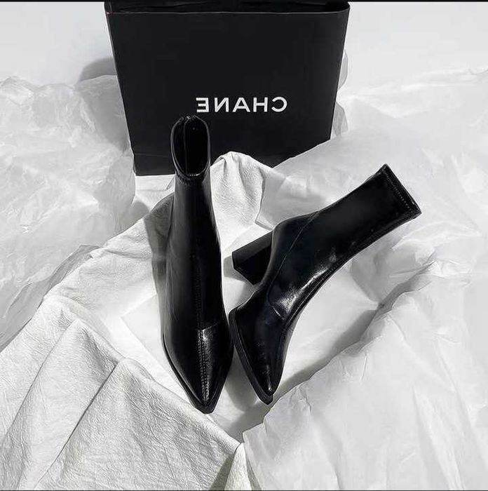 женский сапоги утепленные модный ботильоны