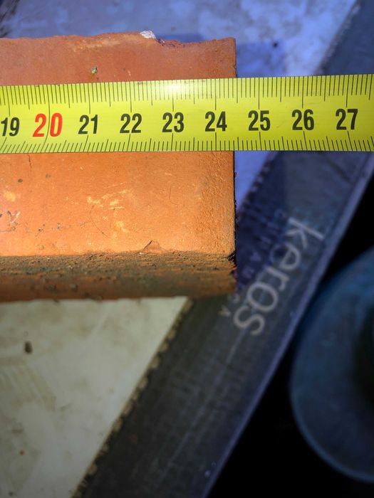 Плътна керамична фасадни тухли единичка ~ 700 No