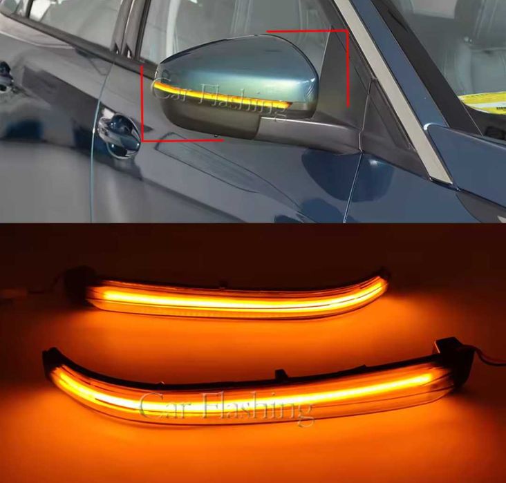 Динамични бягащи мигачи за огледалата за Пежо Ситроен Peugeot Citroen