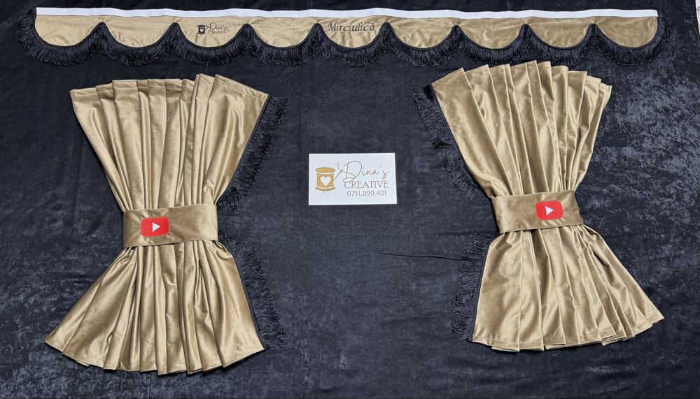 Perdele camion catifea