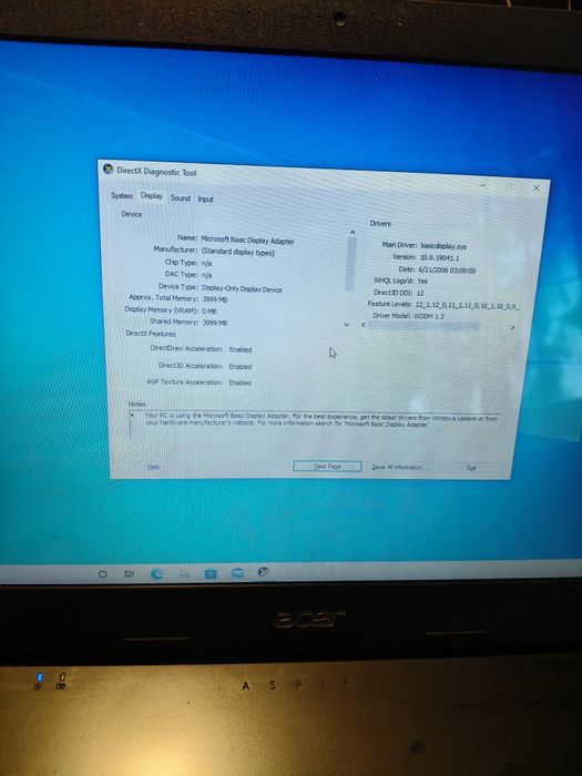 Acer Aspire 17" proc intel dual RAM 8GB SSD 256gb bateria tine