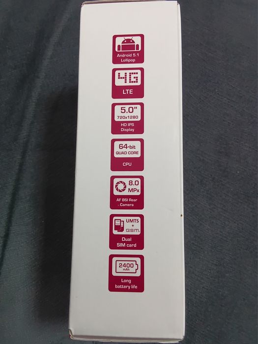 запечатанный новый абсолютно смартфон Prestigio MUZE K5