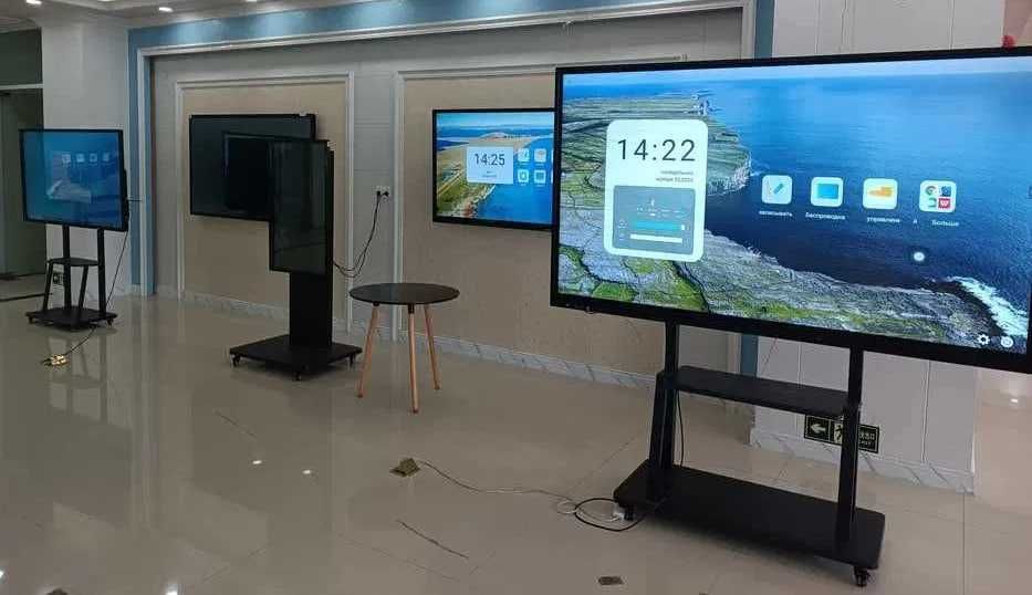 Интерактивная доска от 65 до 98 + Роликовый Кронштейн Доставка есть