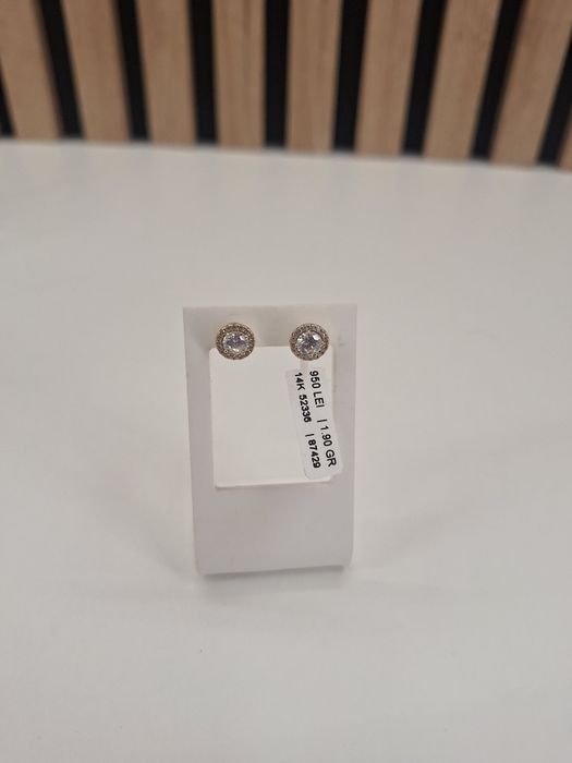 Cercei Aur 14K 1,90 Gr Garantie/Factura #52336