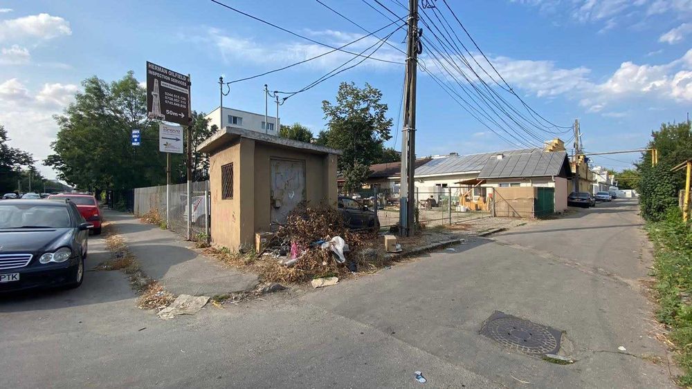 Hala de producţie cu teren de vânzare