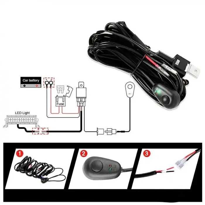 Cabluri led bar cu telecomanda buton releu bec Bucuresti Sectorul 1 ...