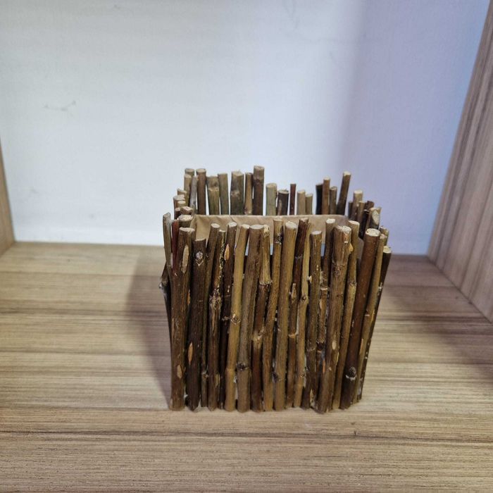 Set 2 cutii decoratice cu crengute 10x7x10 cm