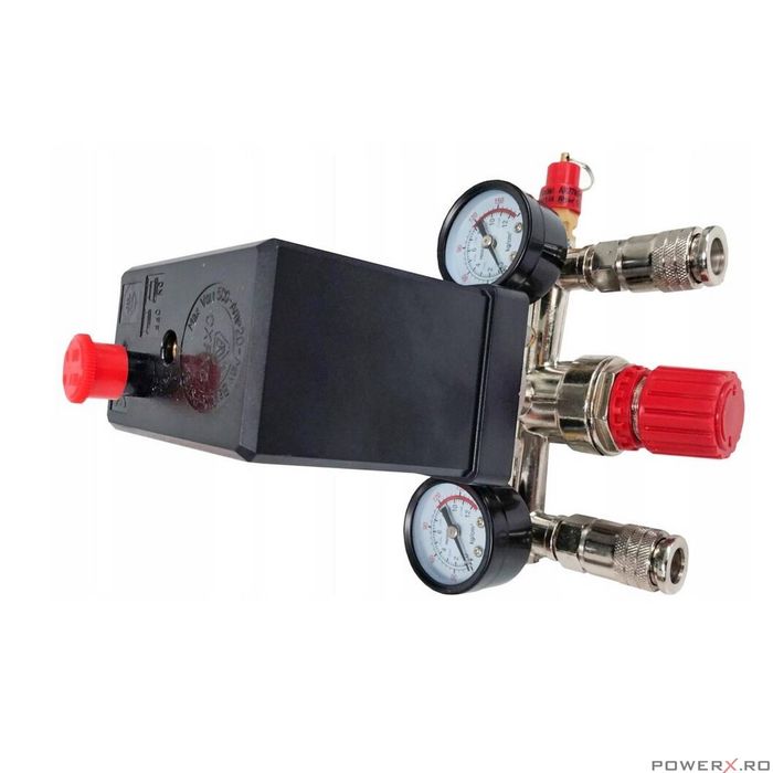 Presostat universal pentru compresor trifazic, 380V, reglabil, Verke