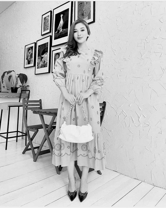 Платье,  хлопок,  Турция