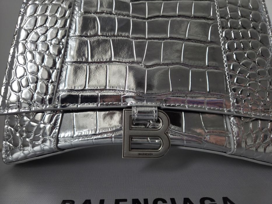 Balenciaga Hourglass Silver