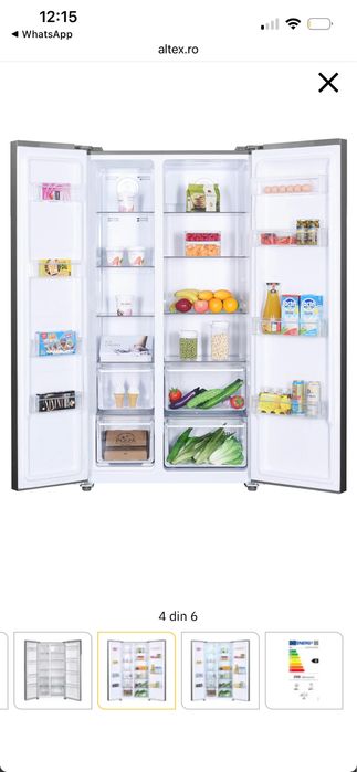 frigider side by side BeKO