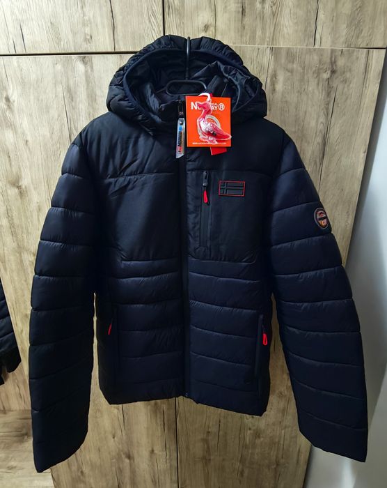 Geaca iarna Geographical Norway cu Gluga mărime XXL Noua Originala