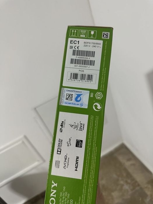 Blu-ray Player Sony BDPS1700, DVD player, Smart, streaming