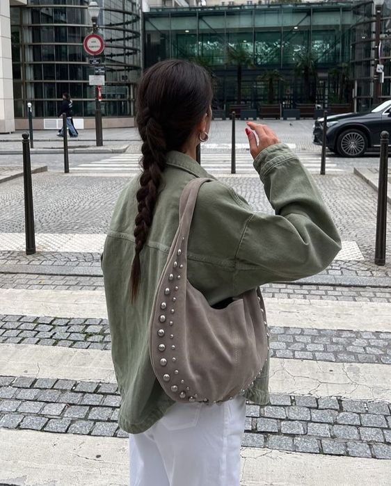 Нова чанта имитация на велур