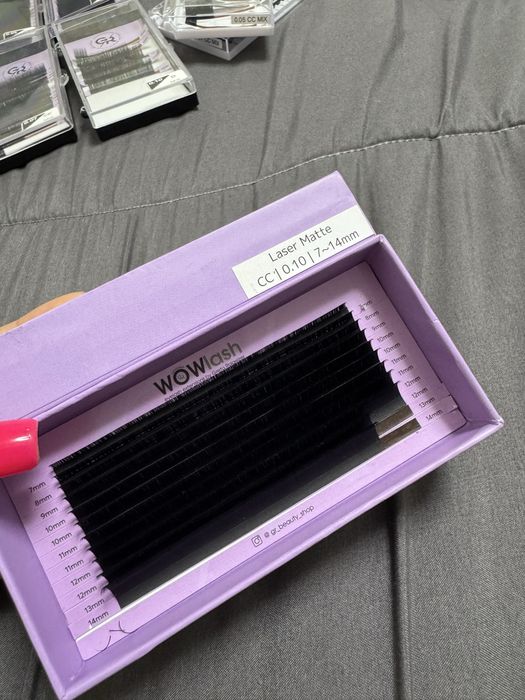 Кутии с мигли(ръчни снопчета)