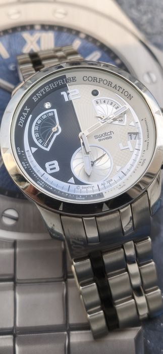 Ceas Swatch Irony Retrograde Hugo Drax James Bond 007 Villain