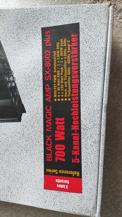 5 канален усилвател за кола Black Magic AMP SX-8002 plus  700W