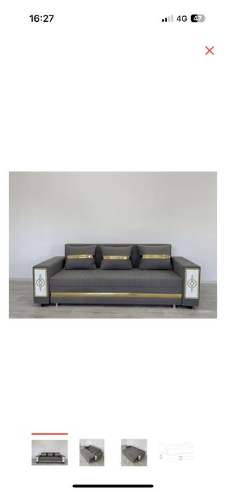 Диван прямой раскладной 3 м. 100000