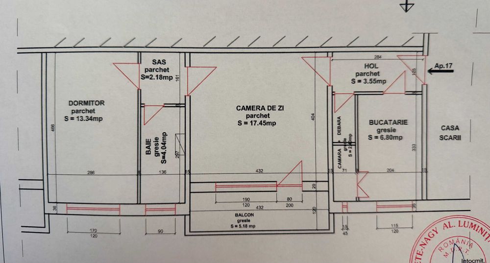 Apartament 2 camere Judetean (Rezervat)