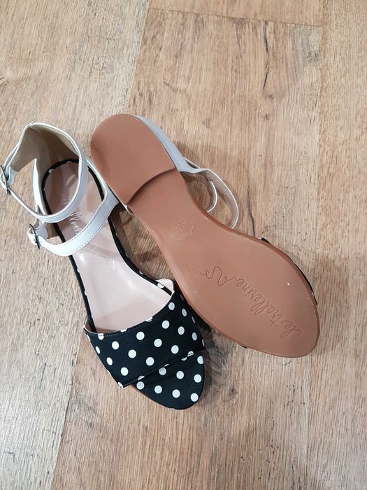 Sandale dama noi piele naturala + tesut buline usoare 36,5