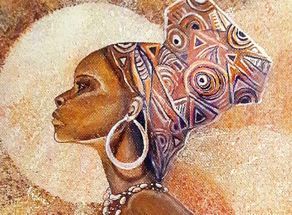 "Африканская красавица".