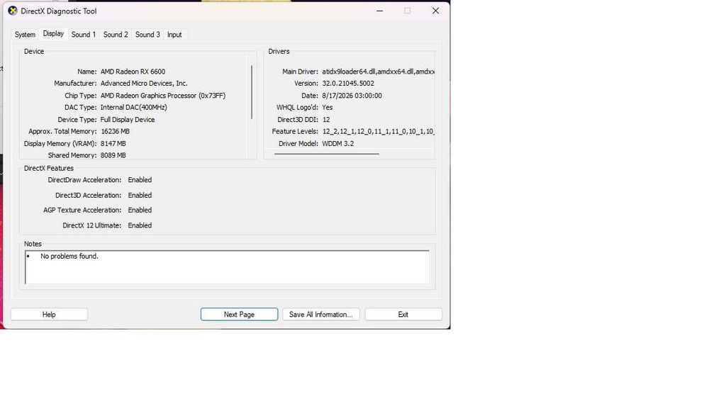 Vand PC gaming AMD RX6600 8gb