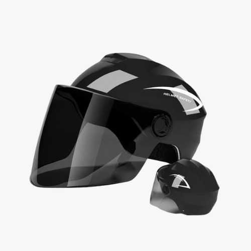 Casca Scuter/Bicicleta electrica unisex, marime universala, Neagra