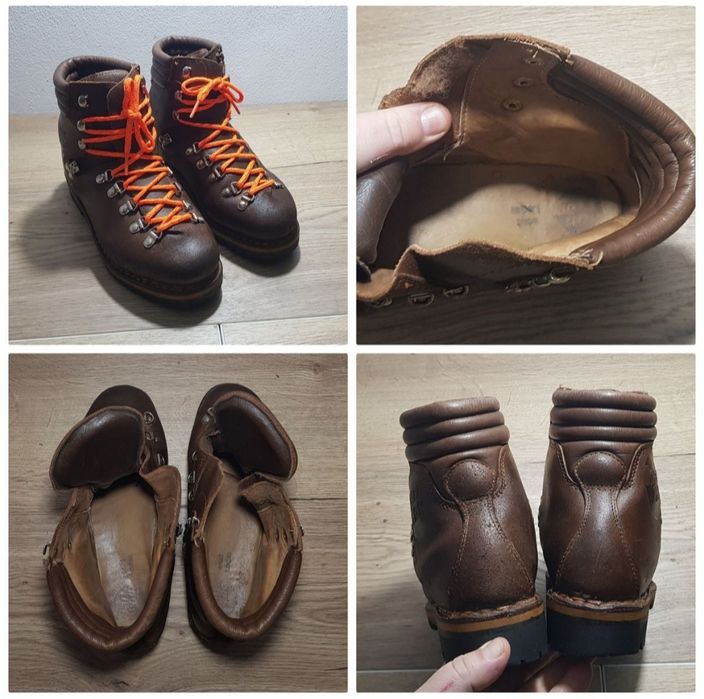 Bocanci HANWAG Bergell piele ghete de vânătoare alpinism colțari 37, 5