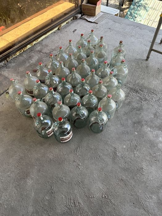 Бутылки 5 л стекло