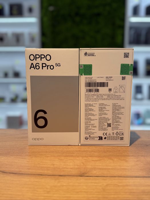 Oppo A6 PRO 5g 256gb Lunar titanium/Nou/Garantie 12 luni @atsgsm.ro