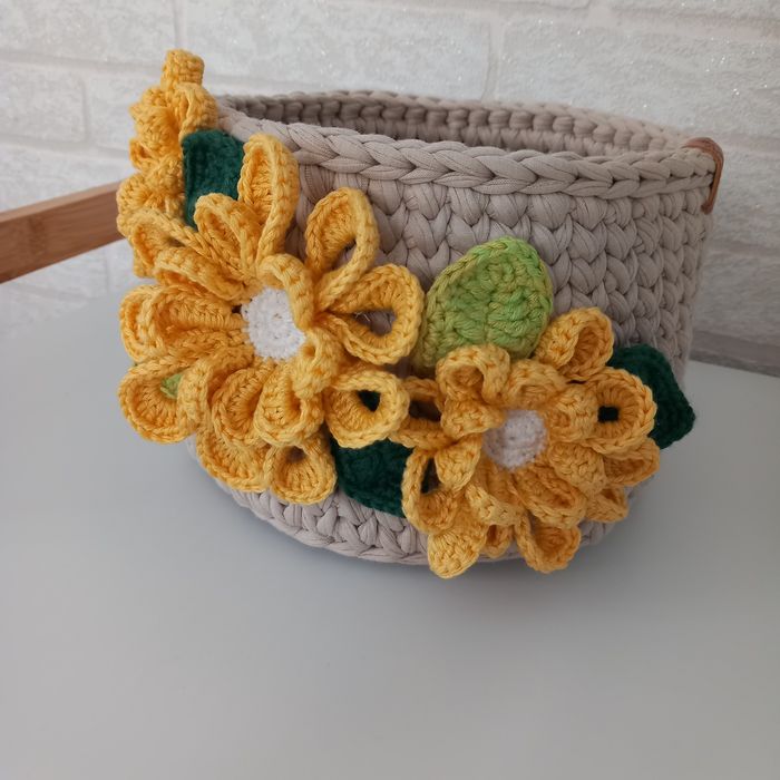 Coșuleț drăguț cu floricele