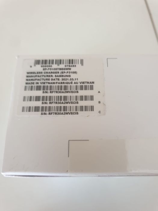 Samsung Wireless Charger Pad EP-P3105