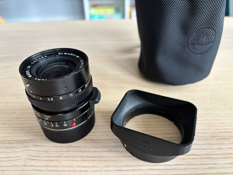 Leica Canada Elmarit-М f-2.8/28 + оригиналния си сенник