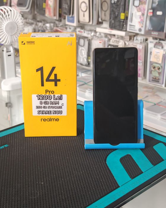 Realme 14 Pro, 8 /256 GB, Nou, Garanție