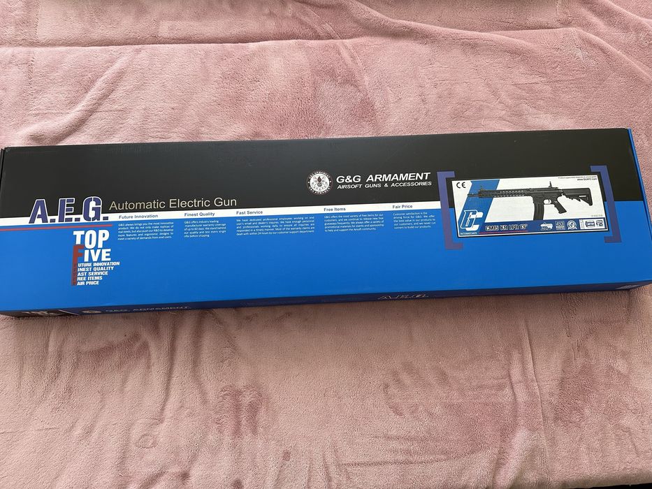 Еърсофт airsoft реплика G&G CM15 KR-LPR 13 инча