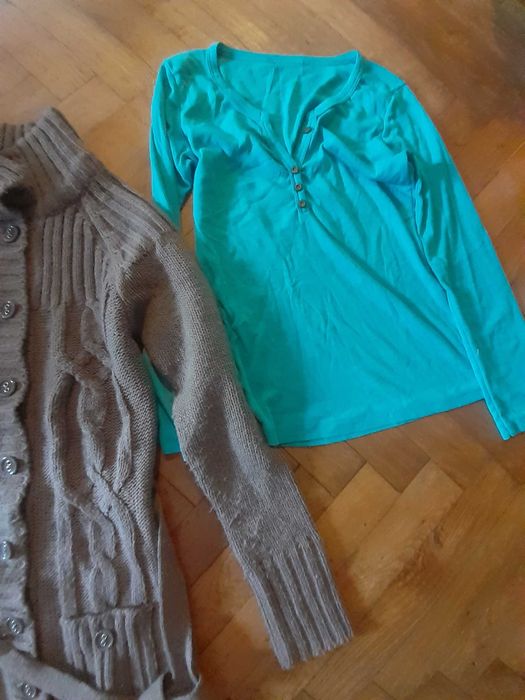 Pulover lung Orsay si bluza mărime S